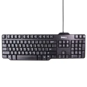 Dell 0RH659 L100 USB Wired Keyboard for PC - Black