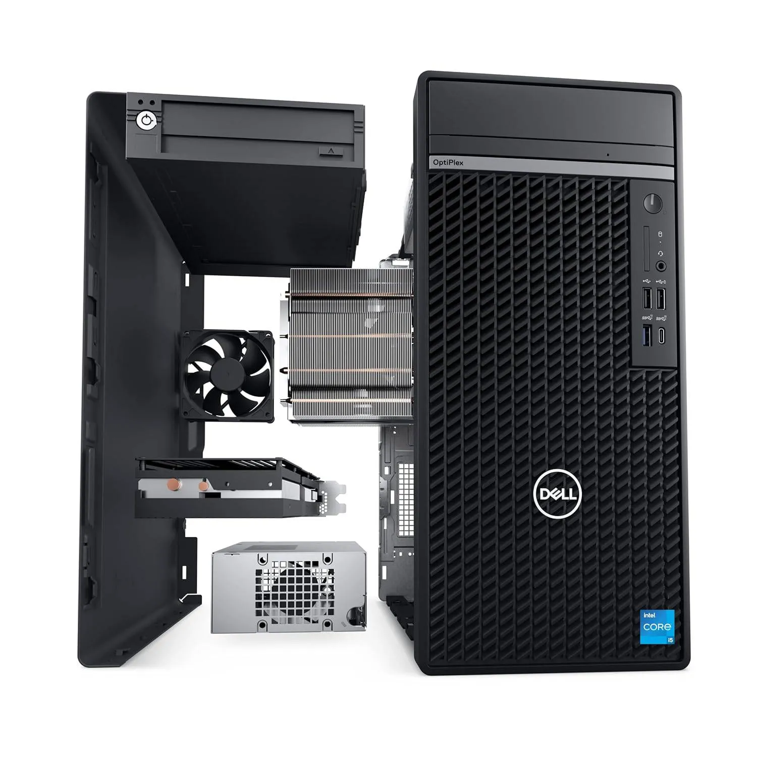 Dell OptiPlex 7000 7010 Desktop Computer - Intel Core i7 13th Gen i7-13700 Hexadeca-core (16 Core) 2.10 GHz - 32 GB RAM DDR5 SDRAM - 512 GB M.2 PCI Express NVMe SSD - Windows 11 Pro - Black