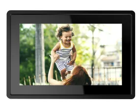 Denver Pff-1021Black Digital Photo Frame Black 25.6 Cm (10.1") Touchscreen Wi-Fi