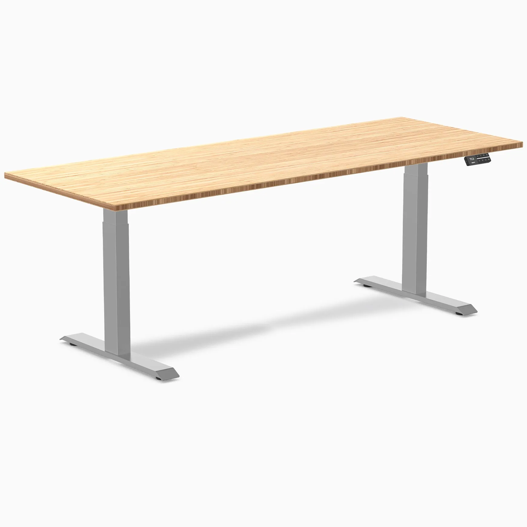 Desky Dual Bamboo Sit Stand Desk