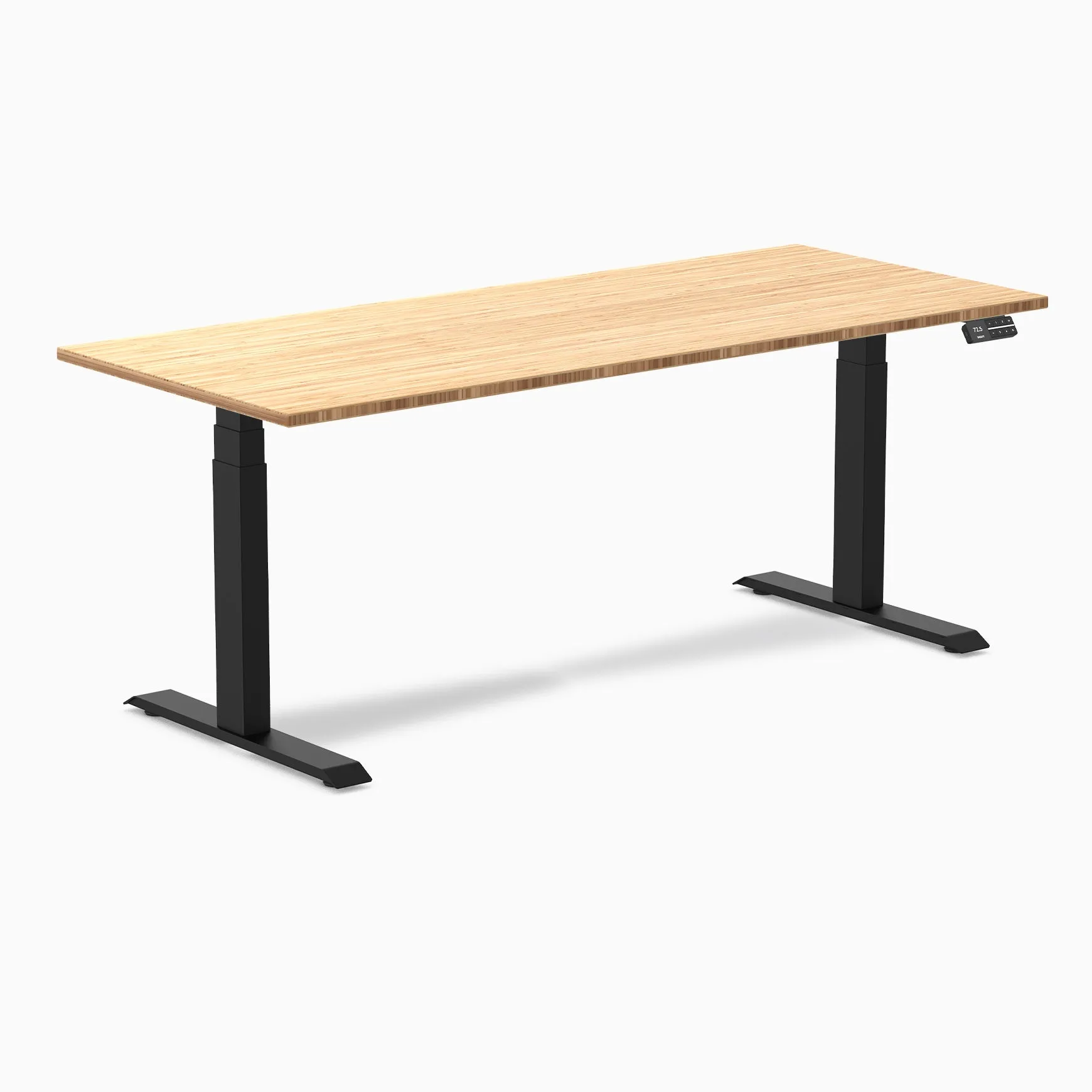 Desky Dual Bamboo Sit Stand Desk