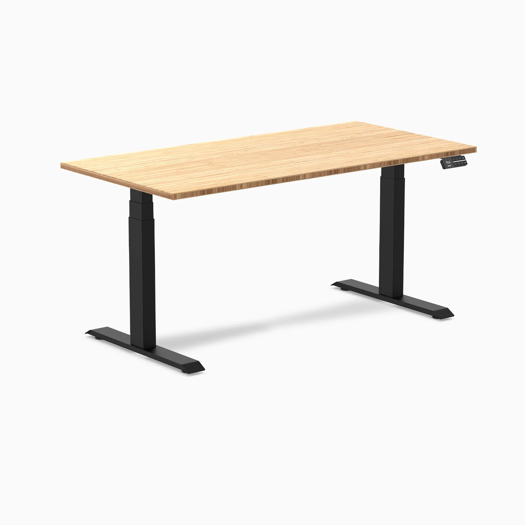 Desky Dual Bamboo Sit Stand Desk