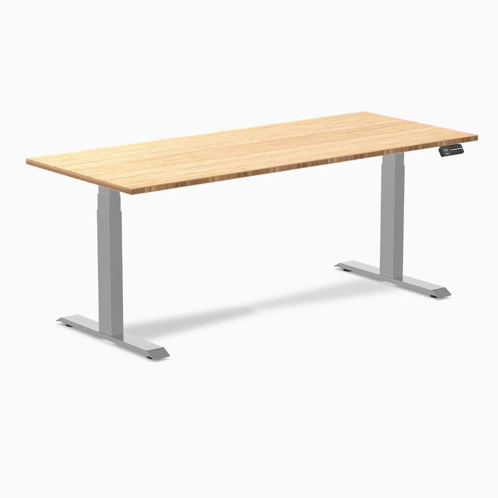 Desky Dual Bamboo Sit Stand Desk