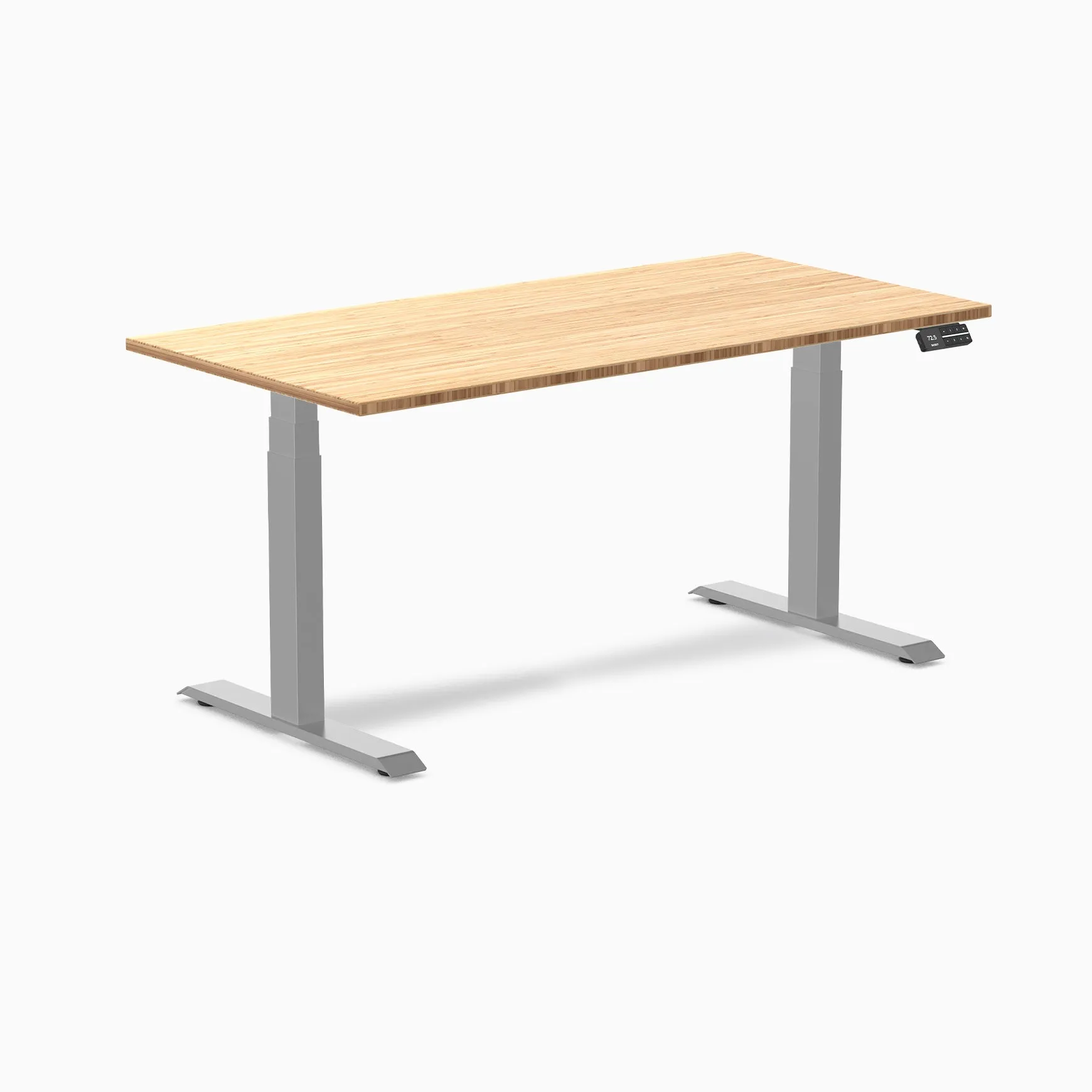 Desky Dual Bamboo Sit Stand Desk