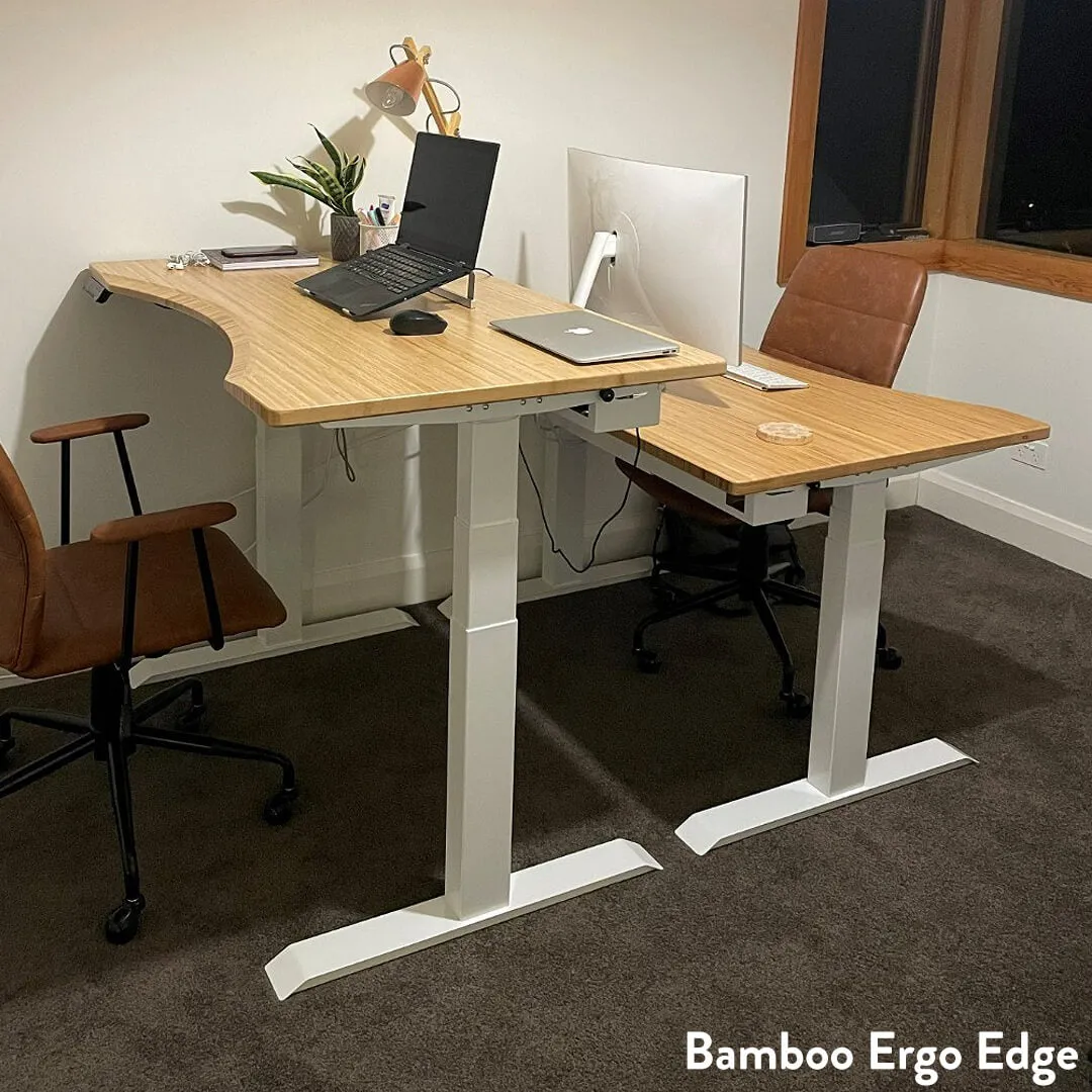 Desky Dual Ergo Edge Sit Stand Desk