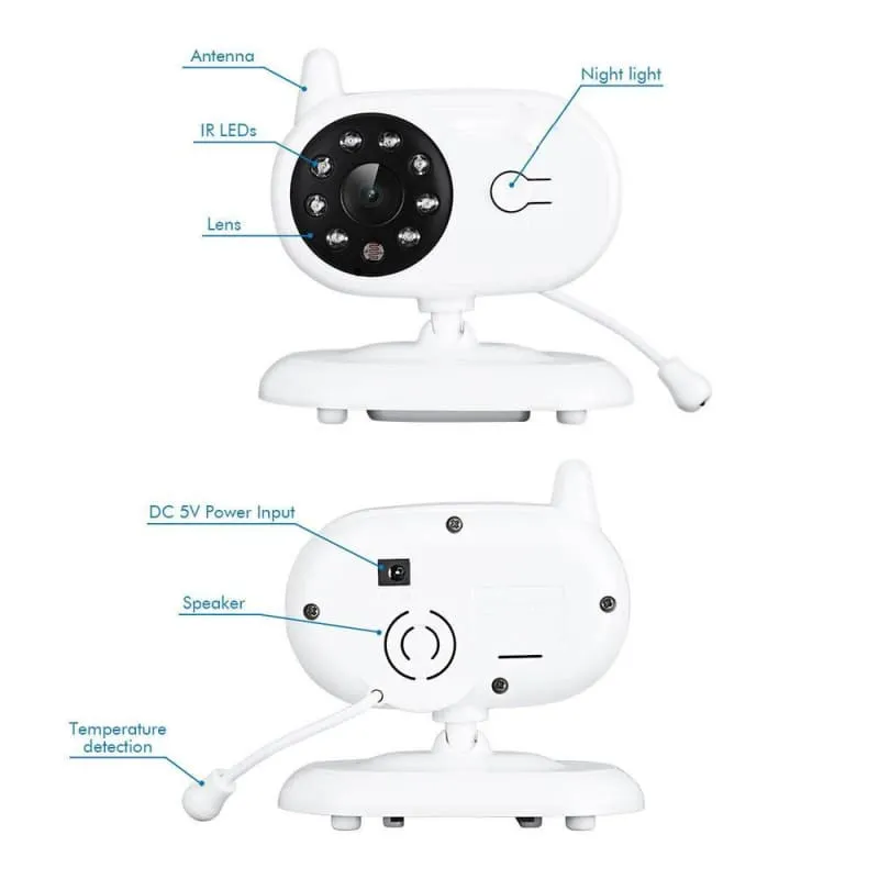 Digital Wireless Baby Monitor with LCD Display