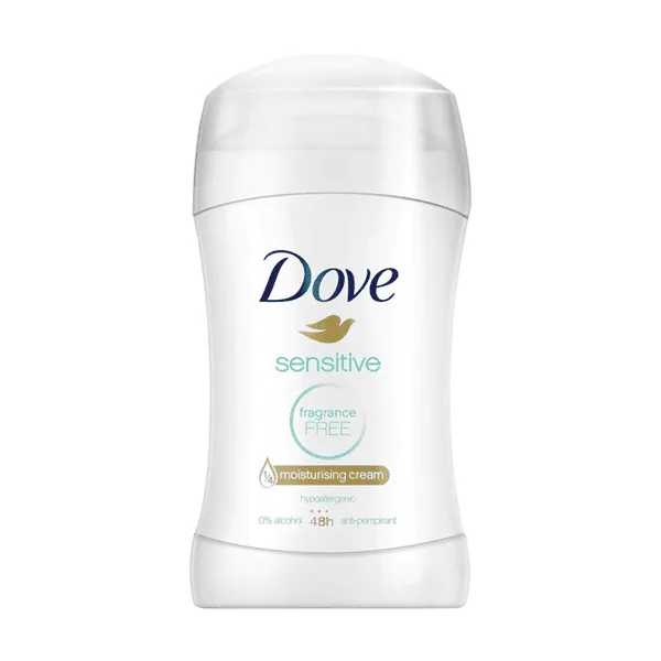 DOVE SENSITIVE FRAGRANCE FREE STICK 40G