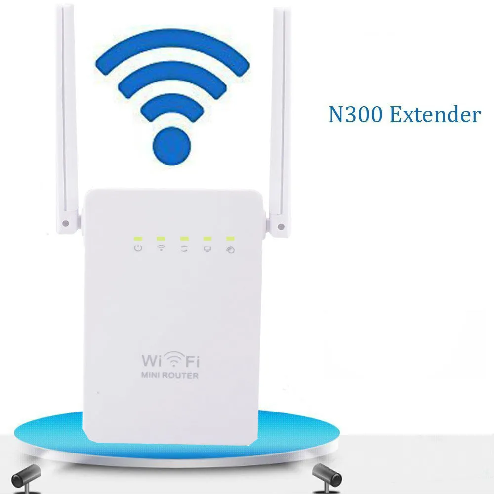 Dual Antenna Dual Network Port WIFI Mini Router WPS Encryption Range Extender