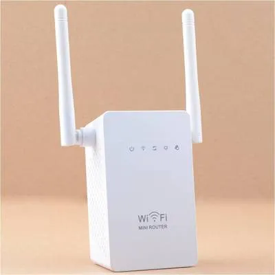 Dual Antenna Dual Network Port WIFI Mini Router WPS Encryption Range Extender