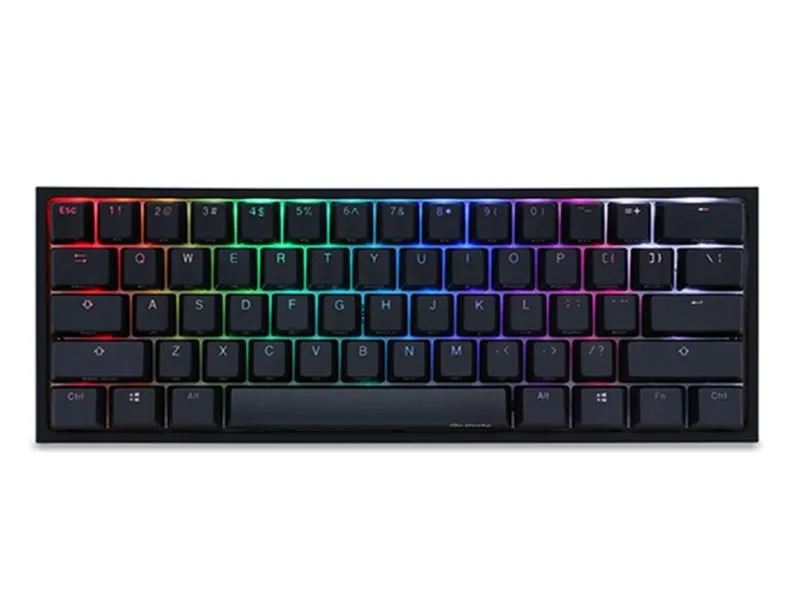 DUCKY ONE 2 MINI V2 RGB MECHANICAL KEYBOARD SILENT - RED SWITCH