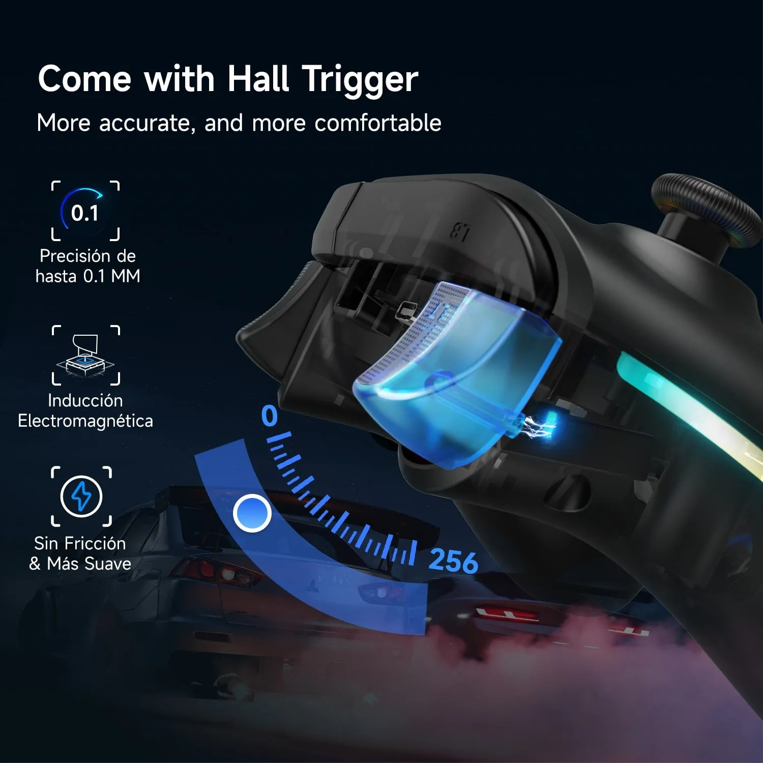 EasySMX® X15 RGB Controller With Hall Trigger and Hall Joystick