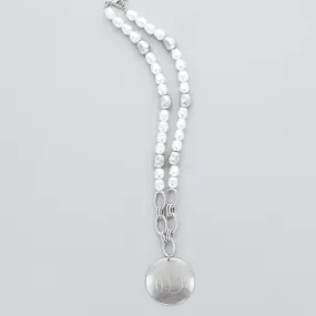 Elevated Style Necklace - Silvertone