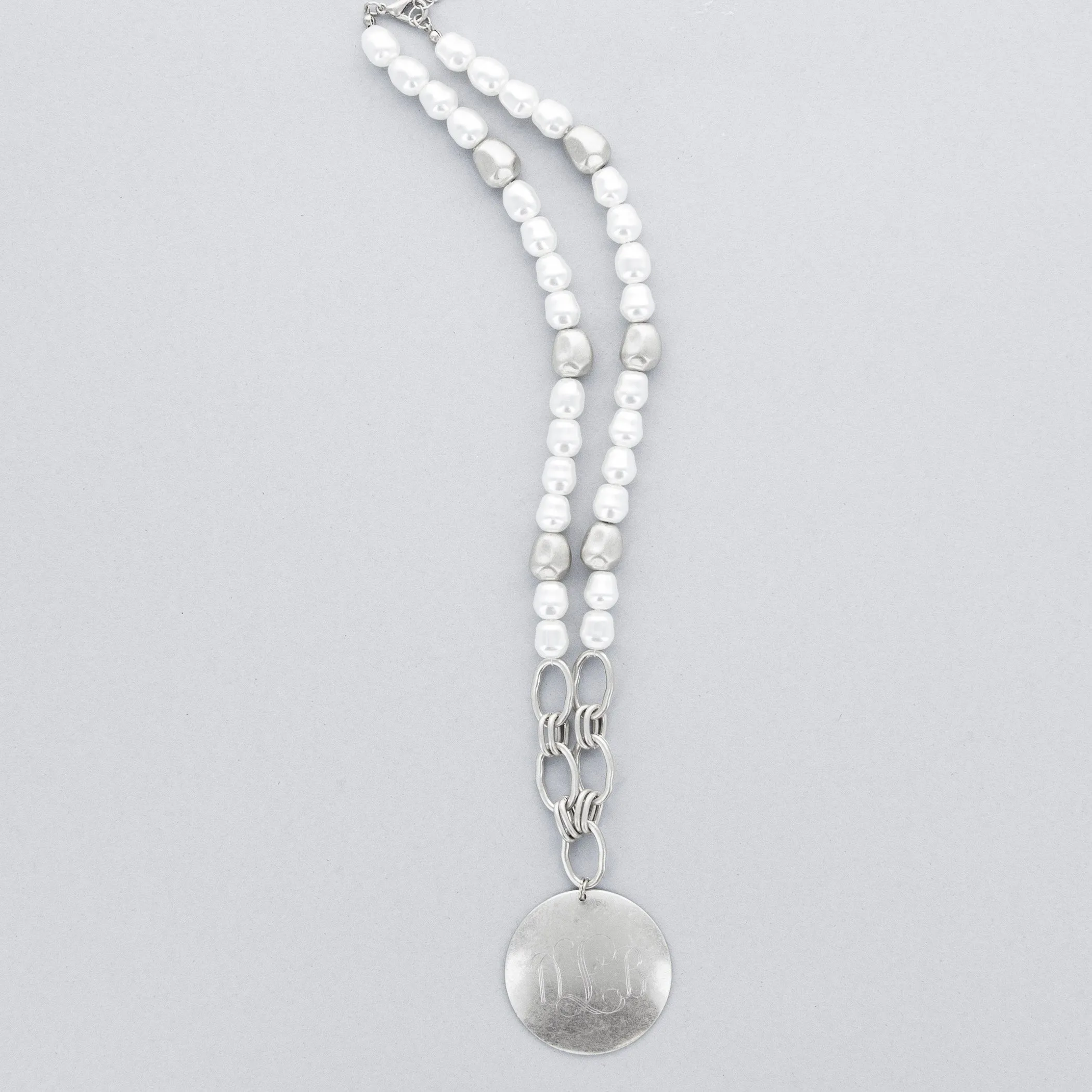 Elevated Style Necklace - Silvertone