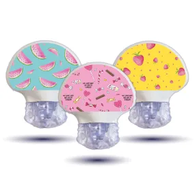 Enlite/Guardian Sensor Sticker (Pink Treats) 3pk