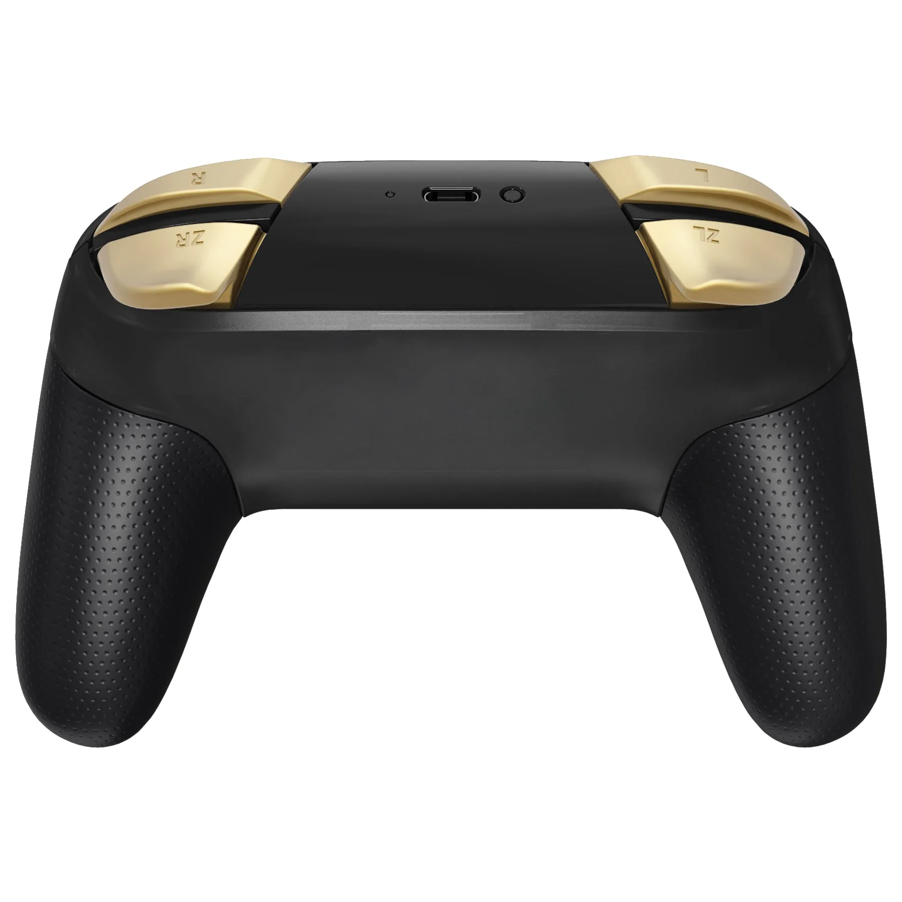 eXtremeRate DIY Replacement Full Set Buttons for Nintendo Switch Pro Controller - Metallic Champagne Gold - KRP358