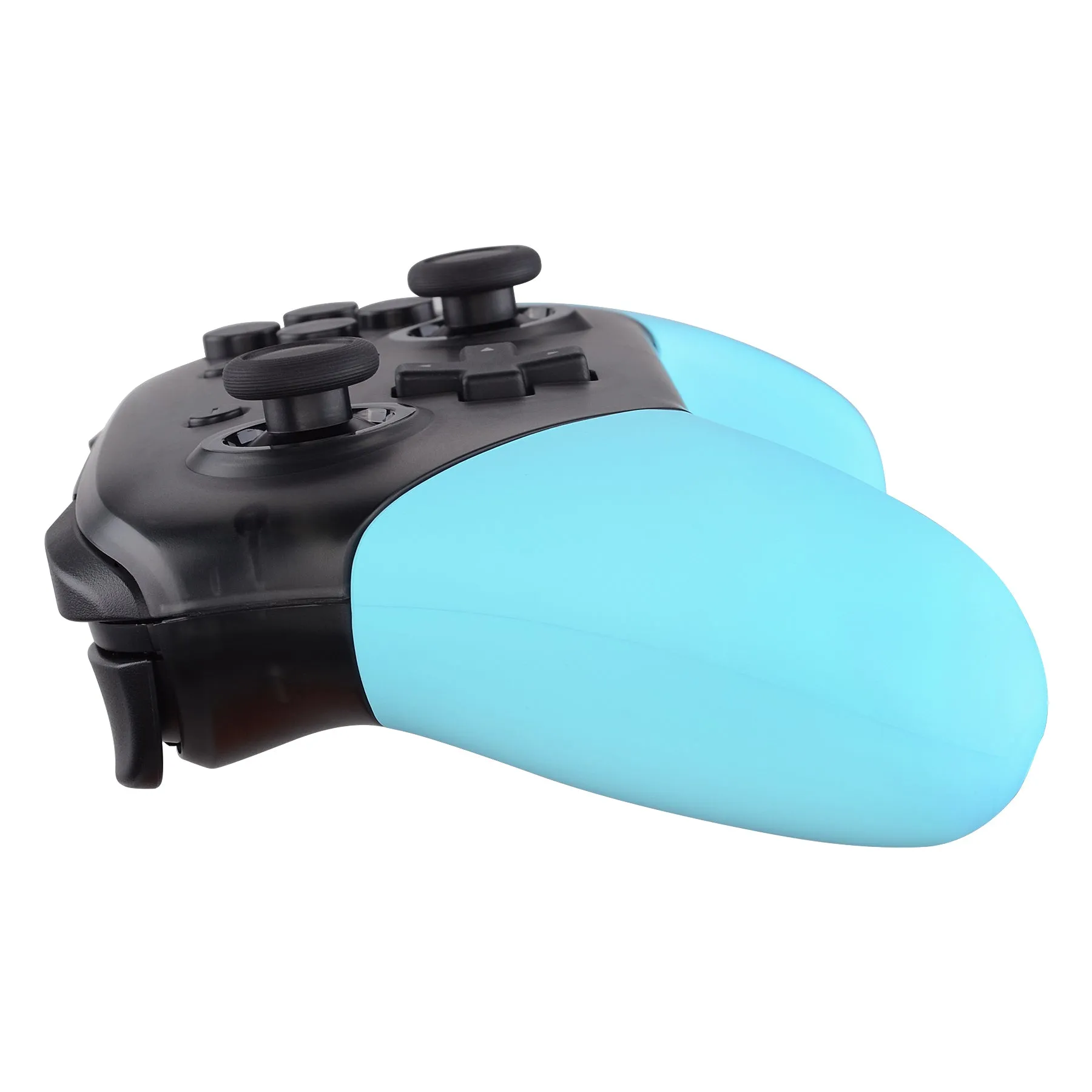 eXtremeRate Heaven Blue Replacement Handle Grips for Nintendo Switch Pro Controller, DIY Hand Grip Shell for Nintendo Switch Pro - Controller NOT Included - GRP308