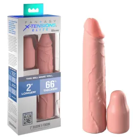 Fantasy X-Tensions Elite 2'' Silicone Extension - Flesh-(pd4152-21)