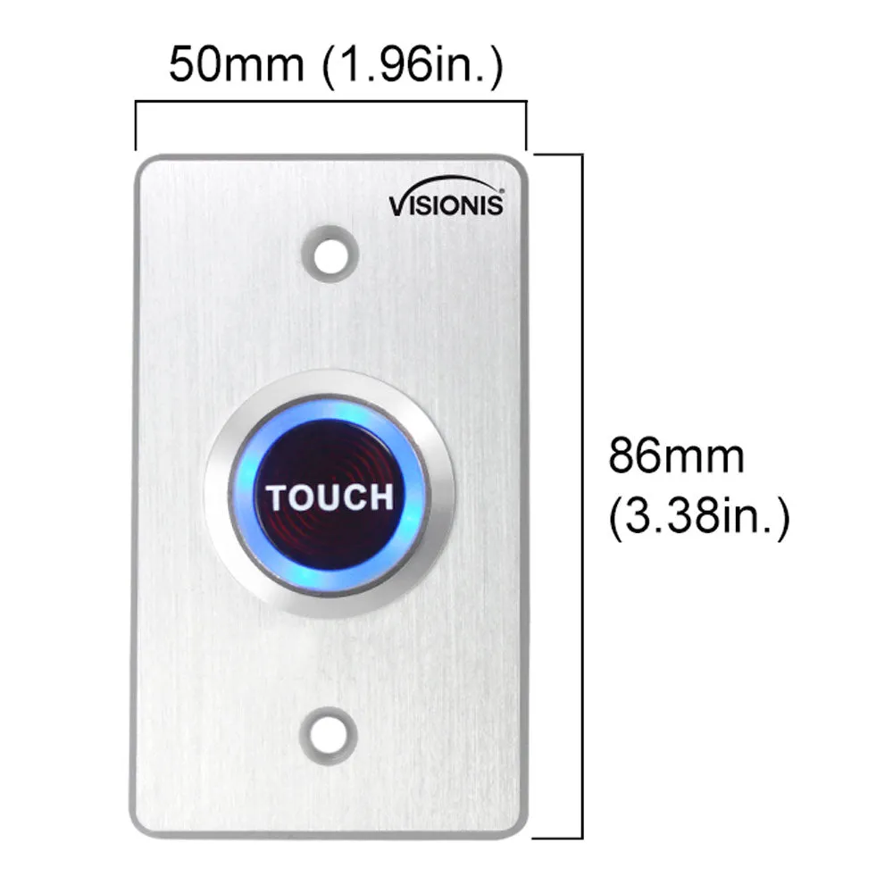 FPC-5610 One Door Access Control Out Swinging Door 1200lbs Maglock   Slim Outdoor Digital Touch Keypad/Reader Standalone   Mini Controller   Wiegand 26, No Software, EM Card   Wireless Receiver   PIR