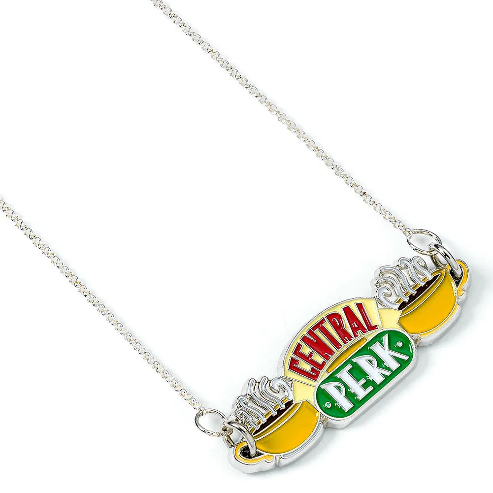 Friends Silver Plated Necklace Central Perk Charm