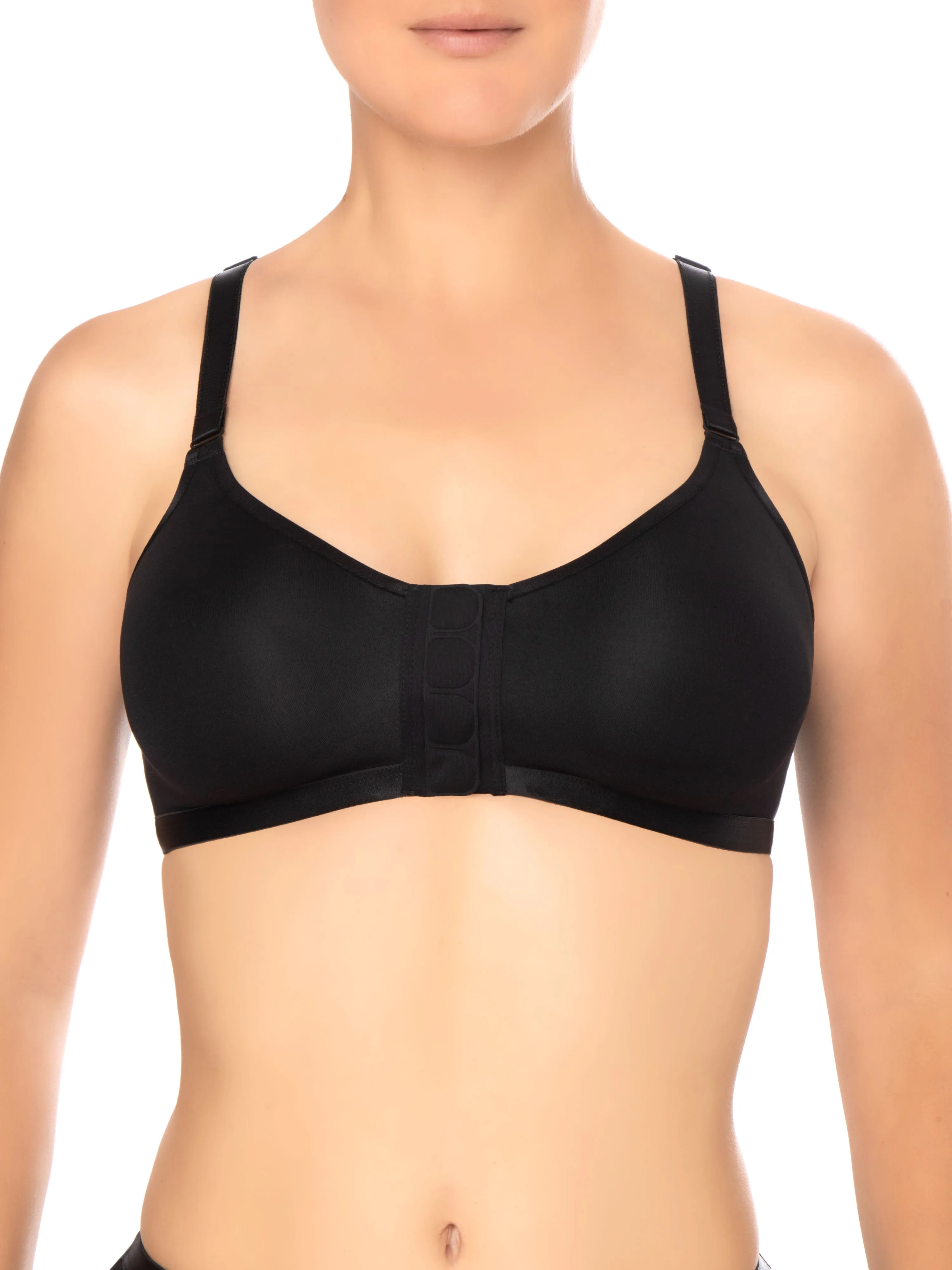 Front Fastener Bra Black