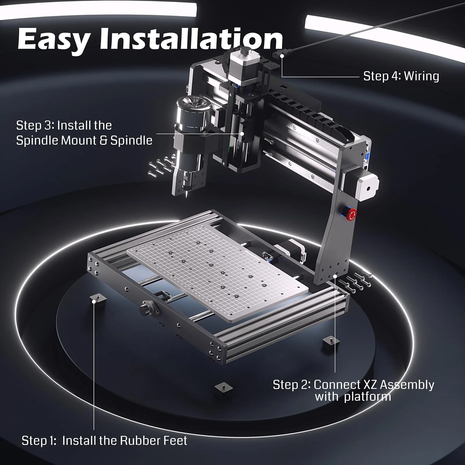 Genmitsu 3020-PRO MAX V2 CNC Router Machine, Upgraded 3 Axis Engraver for Metal, Wood, Acrylic, PCB MDF, New Structure & Offline Controller & 6pcs Limit Switches, Working Area 11.8 x 8.1 x 3.1 inch