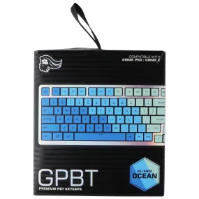 Glorious Premium PBT Keycaps for GMMK Pro / GMMK 2 Keyboards - Caribbean Ocean