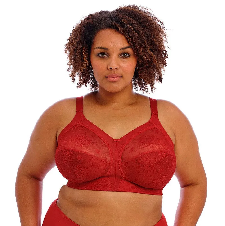 Goddess Verity Non Wired Bra-Haute Red