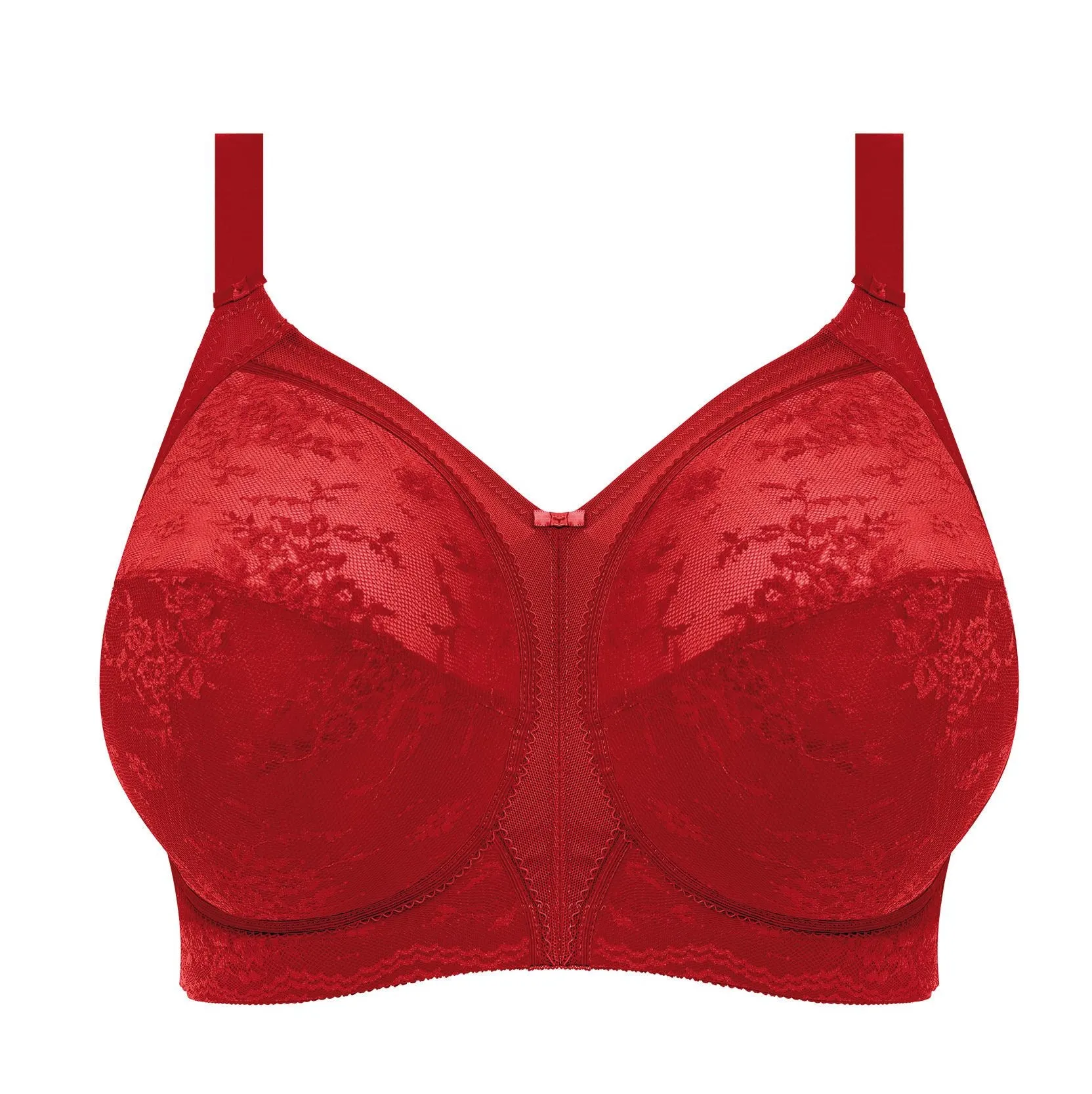 Goddess Verity Non Wired Bra-Haute Red