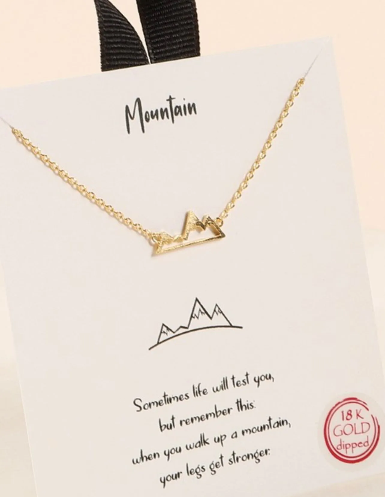 Gold Mountain Necklace