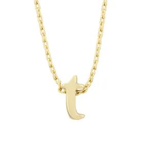 Golden Initial T Pendant