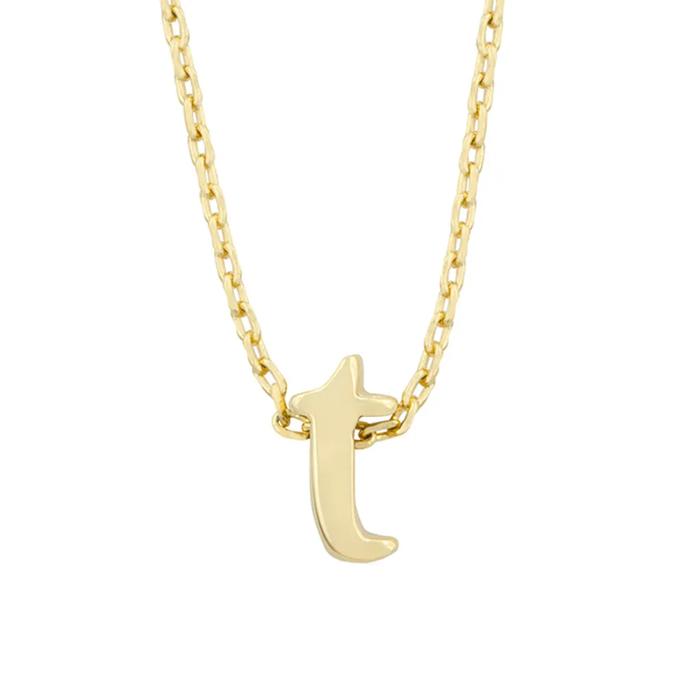 Golden Initial T Pendant