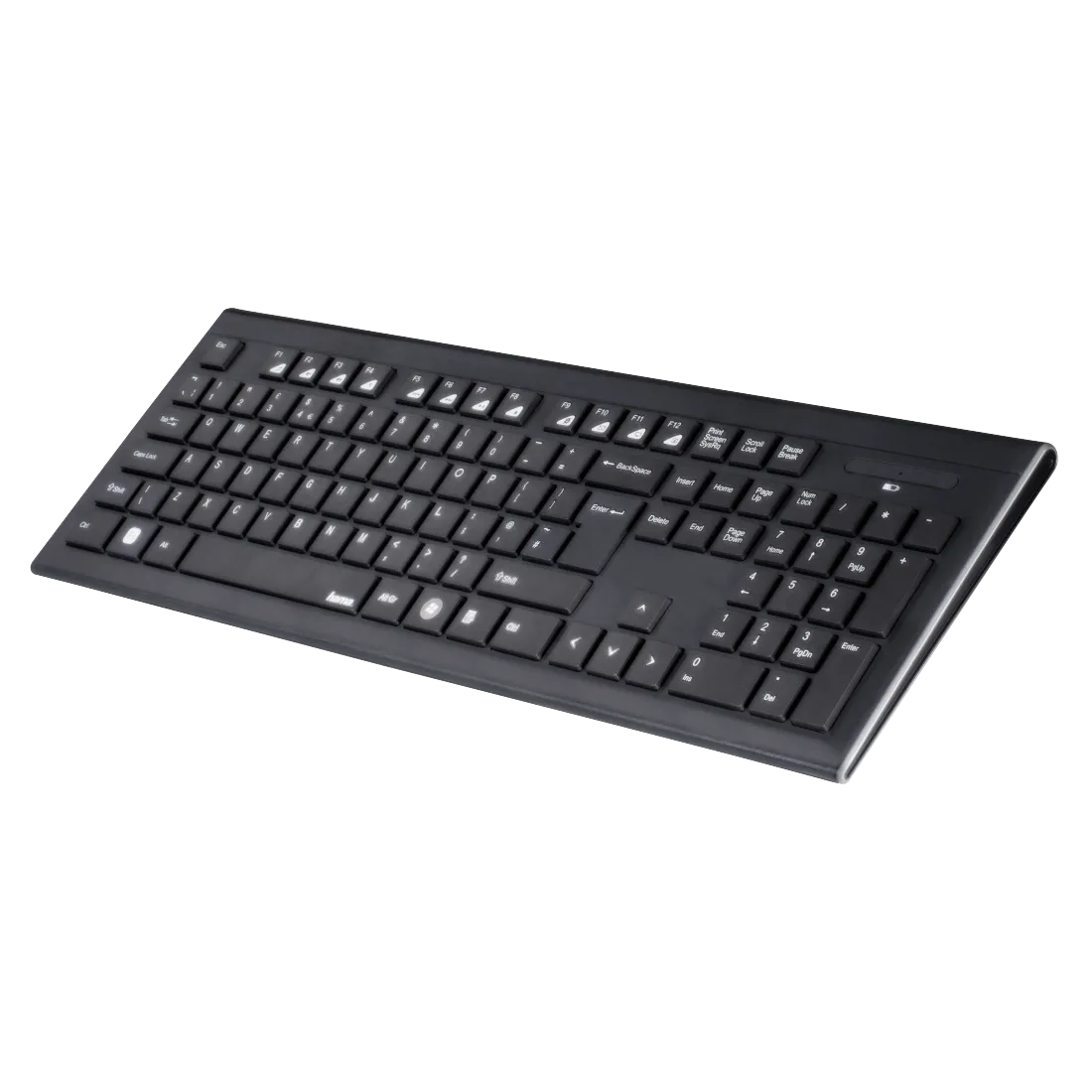 Hama Cortino Qwerty UK Wireless Keyboard & Mouse Set - Black | 398819