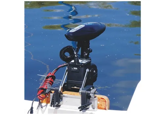 Haswing Cayman T, Transom Mount Electric Outboard Trolling Motor, Wireless Controller - In Stock