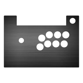 HIGH GRADE Aluminum Replacement Panel [HORI Fighting Stick Alpha - Extended Vewlix Layout]