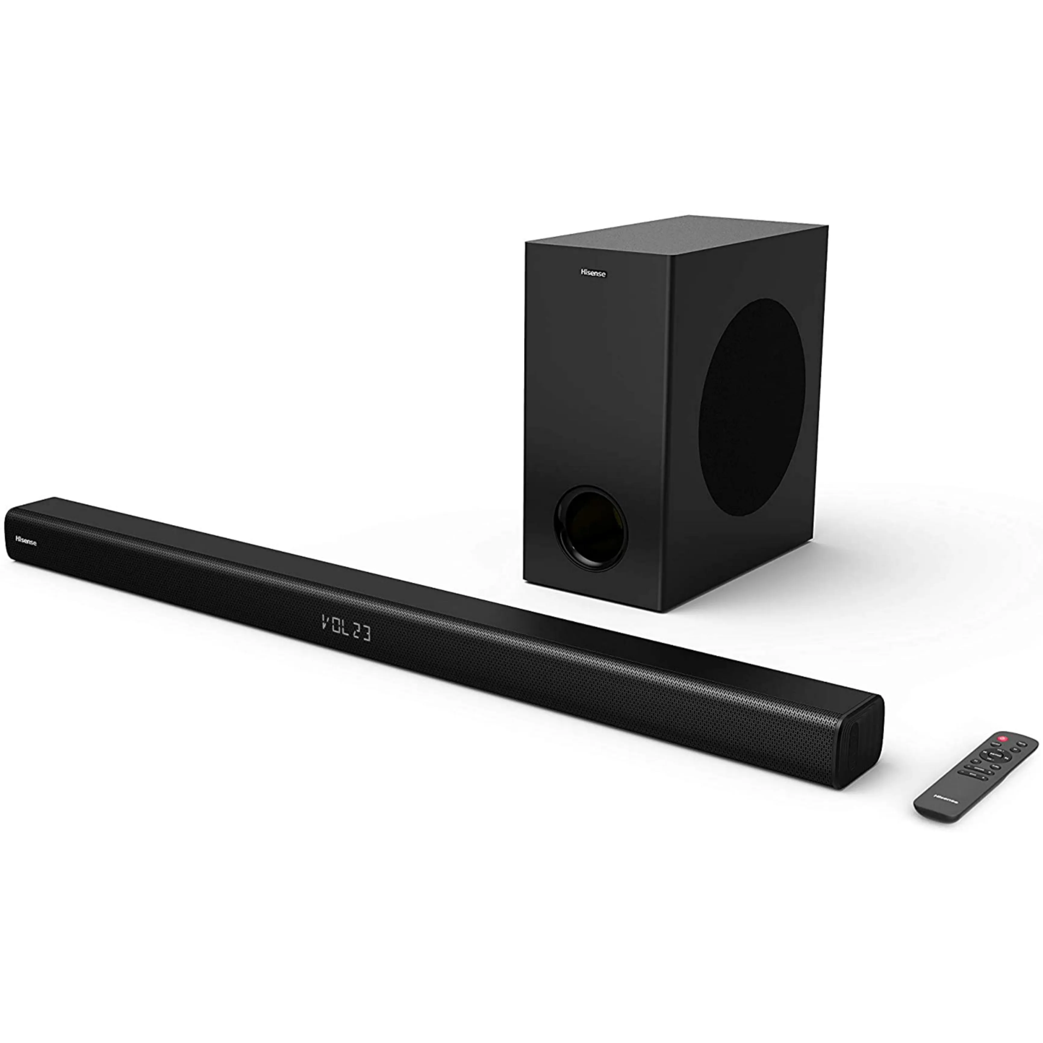 Hisense HS218 2.1Ch 200Watts Bluetooth Sound Bar with Wireless Subwoofer - Brand New