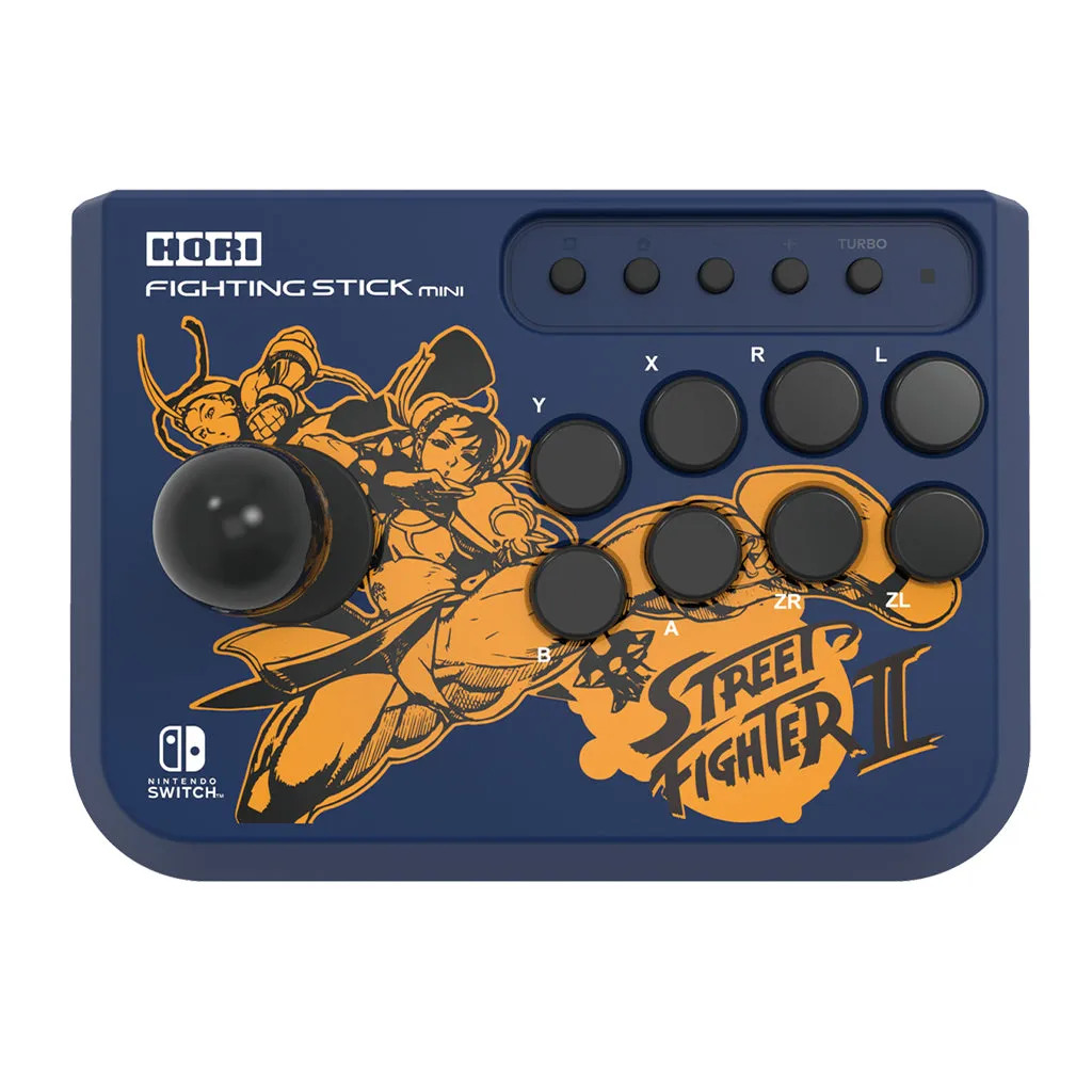 HORI NSW Fighting Stick Mini Street Fighter II Blue (NSW-203U)