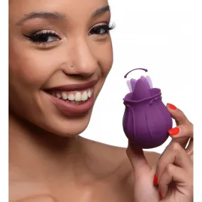 Inmi - Bloomgasm Wild Violet Licking Silicone Stimulator - Violet