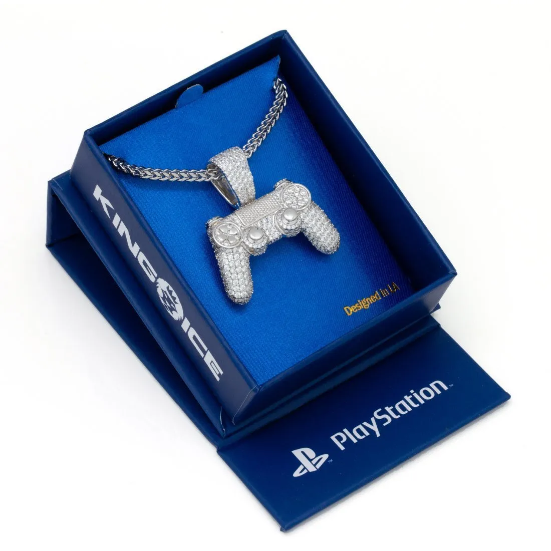 Inspired by PlayStation® - Iced Classic Controller Necklace