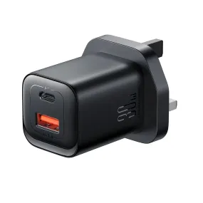 Joyroom JR-TCF08UK | 30W PD Fast Charger | Dual Ports (Type-C & USB)