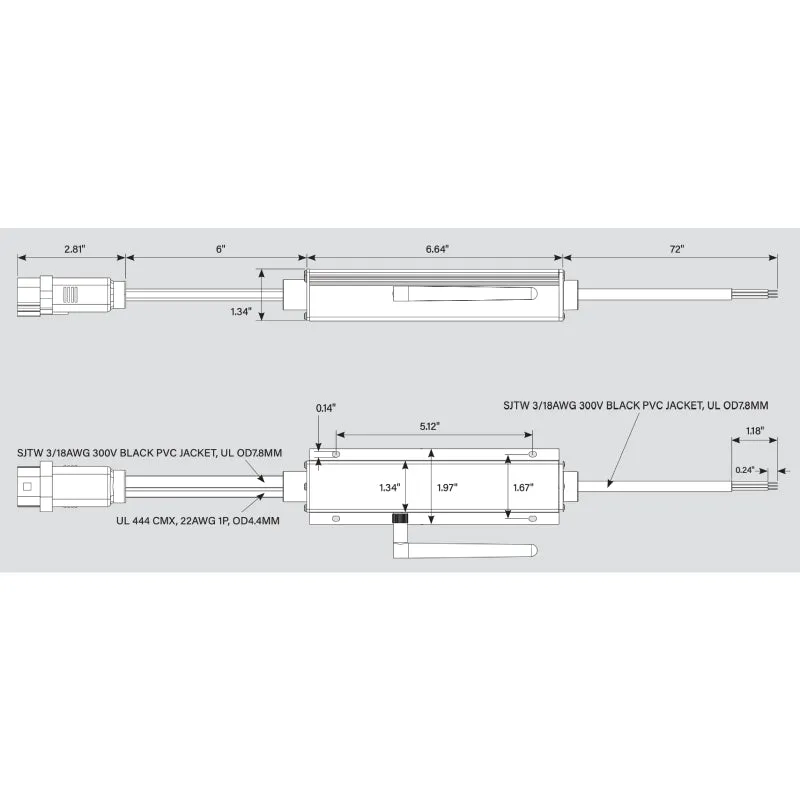 Keystone KTSL-DMXC1-UV-WC Smartloop Wireless DMX Controller, 120-277V