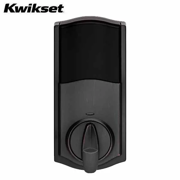 Kwikset - 916 SmartCode Traditional Electronic Deadbolt with Z-Wave Technology - 11P - Venetian Bronze Finish