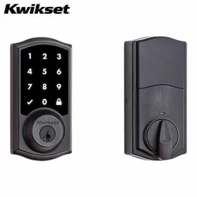 Kwikset - 916 SmartCode Traditional Electronic Deadbolt with Z-Wave Technology - 11P - Venetian Bronze Finish