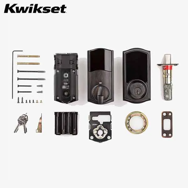 Kwikset - 916 SmartCode Traditional Electronic Deadbolt with Z-Wave Technology - 11P - Venetian Bronze Finish