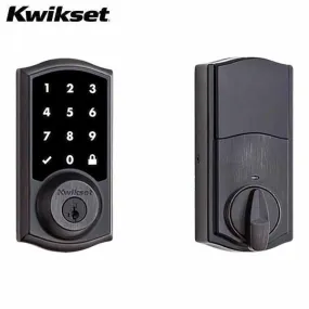 Kwikset - 916 SmartCode Traditional Electronic Deadbolt with Zigbee Technology - 11P - Venetian Bronze Finish