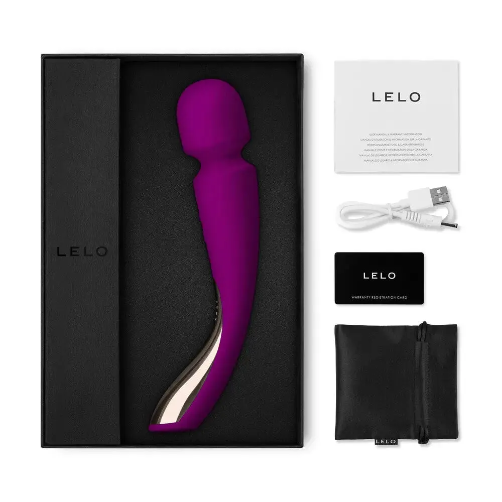 Lelo Silicone Purple Rechargeable Multi-speed Wand Massager