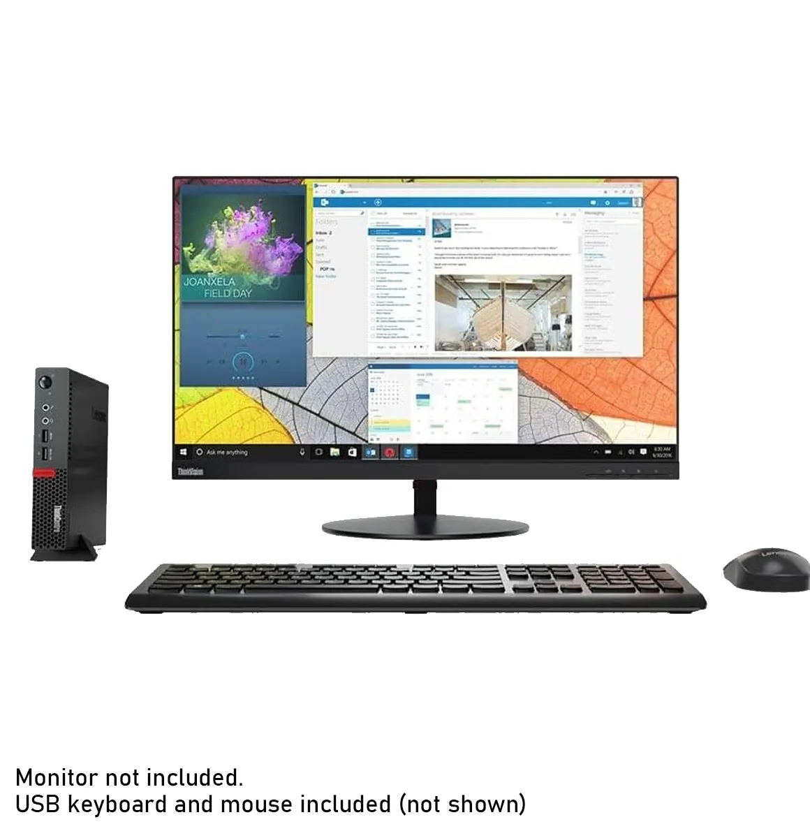 Lenovo ThinkCentre M910Q Tiny Desktop 2.7GHz • Quad-Core i5-7500T • 8GB RAM DDR3 • 256GB SSD • Windows 10 Pro 64-bit