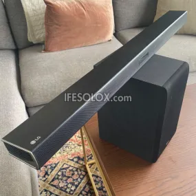 LG SJ4 2.1Ch 300W Bluetooth Sound Bar with Wireless Subwoofer and HDMI (In & Out) - Foreign Used