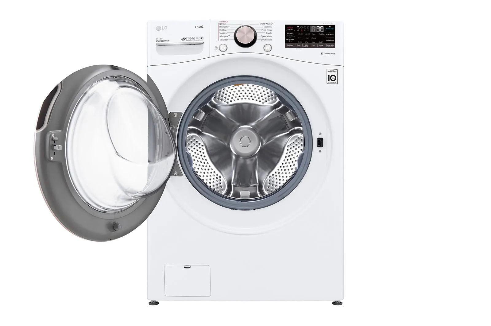 Lg WM4000HWA 4.5 cu. ft. Ultra Large Capacity Smart wi-fi Enabled Front Load Washer with TurboWash™ 360(degree) and Built-In Intelligence