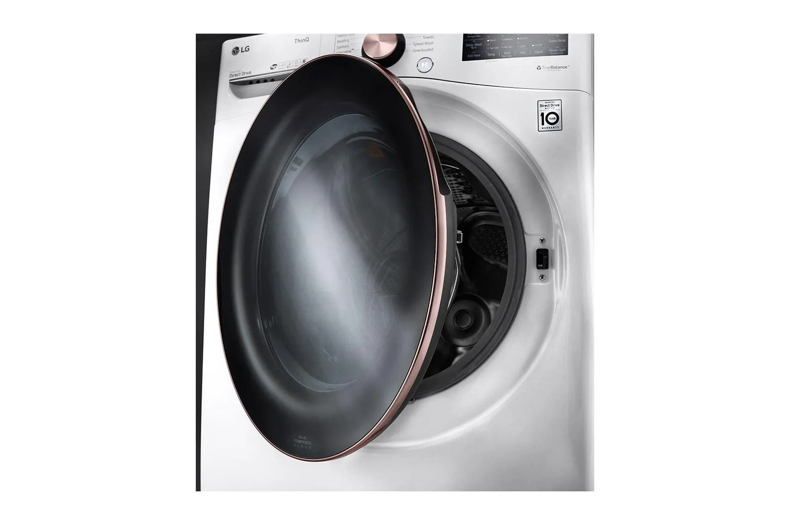 Lg WM4000HWA 4.5 cu. ft. Ultra Large Capacity Smart wi-fi Enabled Front Load Washer with TurboWash™ 360(degree) and Built-In Intelligence