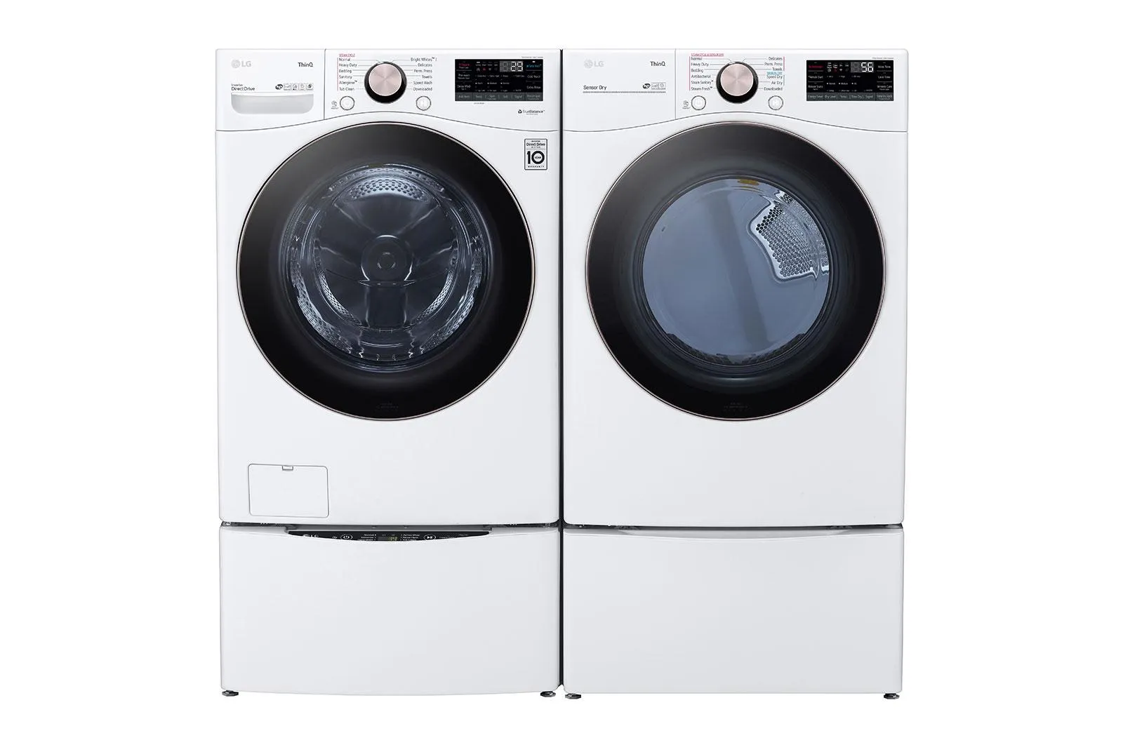 Lg WM4000HWA 4.5 cu. ft. Ultra Large Capacity Smart wi-fi Enabled Front Load Washer with TurboWash™ 360(degree) and Built-In Intelligence